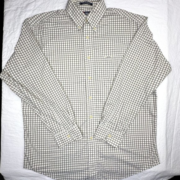 Ralph Lauren Chaps Men's shirts size Large check pattern Excellent Condition! - Picture 2 of 6